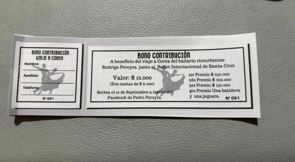 Un sueño en movimiento: joven bailarín santacruceño fue convocado para una gira internacional y su familia organiza una rifa solidaria