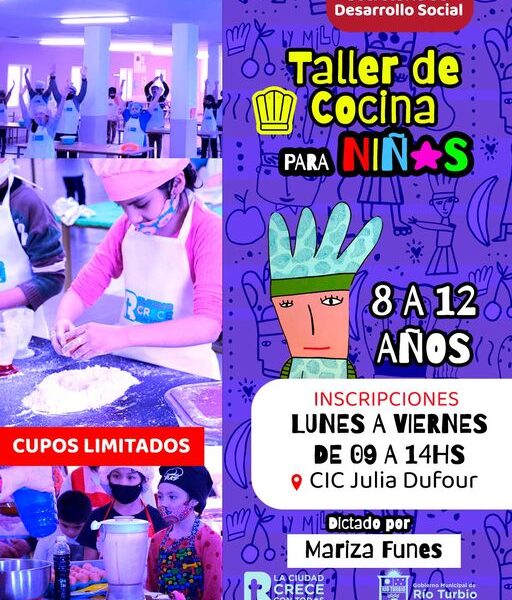 Registrations open for the Cooking Workshop for Children in Río Turbio – News – Patagonia Nexo